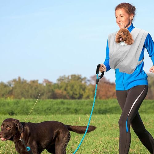 Hundetragetasche Ultraleicht Weich Robust für Einfach Trage Tragetasche für Hunde Hundefreundlich Tragetücher Perfekt für die Neugeboren Alt Verletzt Behindert Unter Trennungsangst (Grau) von KTCINA