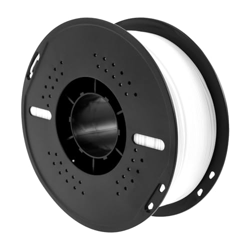 PLA Filament 1.75mm 40–50 mm/s Druckgeschwindigkeit Maßgenauigkeit +/-0,02mm 3D Drucker Filament Ultra Hohe Zähigkeit Bessere Liquidität PLA Plus 3D Drucker Filament für FDM-Drucker (Weiß) von KTCINA