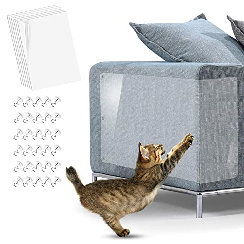 Anti Kratz Folie für Katzen, Katze Kratzschutz, Sofa Transparent Kratzschutz Pad (6Pcs) von Kito Lee