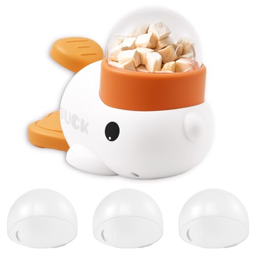 KTZCTPCA 2 in 1 Hund Interaktives Slow Feeder & Food Puzzle Spielzeug, Automatisches Hundefutterspielzeug für geistige Stimulation & Gesundes Essen, Stabiler Entenförmiger Leckerli-Spender für KTZCTPCA 2 in 1 Hund Interaktives Slow Feeder & Food Puzzle Spielzeug, Automatisches Hundefutterspielzeug für geistige Stimulation & Gesundes Essen, Stabiler Entenförmiger Leckerli-Spender für von KTZCTPCA