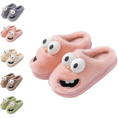Baumwollpantoffeln für Hunde mit großen Augen, lustige Cartoon-Pärchenpantoffeln, warm, rutschfest und atmungsaktiv Baumwollpantoffeln für Hunde mit großen Augen, lustige Cartoon-Pärchenpantoffeln, warm, rutschfest und atmungsaktiv von KUANGFEI
