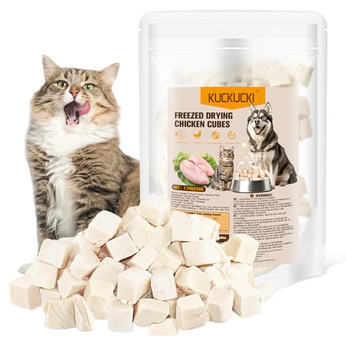 50g Gefriergetrocknete Snacks für Katzen, Knuspriger Katzensnack mit Huhn Katzen Leckerlies 50g Gefriergetrocknete Snacks für Katzen, Knuspriger Katzensnack mit Huhn Katzen Leckerlies von KUCKUCKI