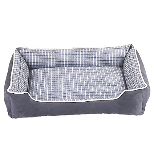 Bett für Katzen und Hunde, bequem, beruhigend, rutschfeste Unterseite, Haustier-Sofa, kleine Hundebetten Kissen, waschbar, weiches Welpen-Sofa von KUCOCOSNEH