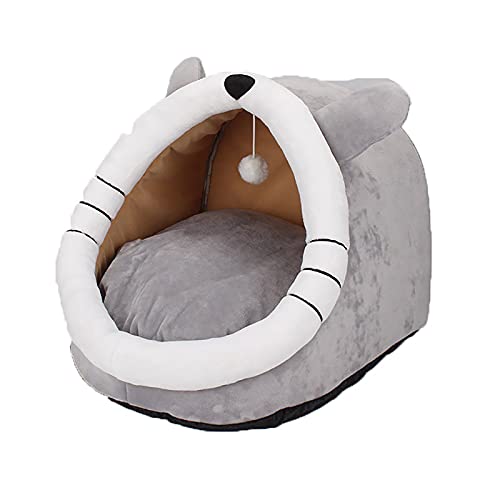 Haustierbett mit rutschfester Unterseite, für Hunde und Katzen, superweiches Kissen, warmes Sofa von KUCOCOSNEH