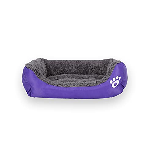 Hundesofa mit rutschfester Unterseite, beruhigendes Hundebett, Katzenbett für mittelgroße Katzen, superweiches Kissen von KUCOCOSNEH