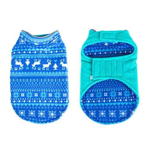 Hunde Fleece Weste Winter Print Jacke hristmas Pullover Kaltwetter Mantel Hoodie für kleine mittelgroße Hunde Chihuahua Hunde Fleece Weste Winter Print Jacke hristmas Pullover Kaltwetter Mantel Hoodie für kleine mittelgroße Hunde Chihuahua von KUGRRFRC