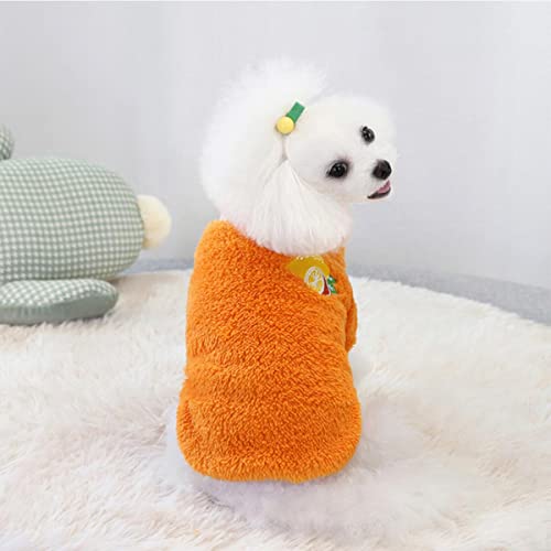 Warme Hundekleidung Netter Fruchtdruck Warmer Fleece Pullover Hunde Pullover Doppelseitige Fleece Haustiere Kleidung Für Kleine Mittelgroße Hunde Warme Hundekleidung Netter Fruchtdruck Warmer Fleece Pullover Hunde Pullover Doppelseitige Fleece Haustiere Kleidung Für Kleine Mittelgroße Hunde von KUGRRFRC