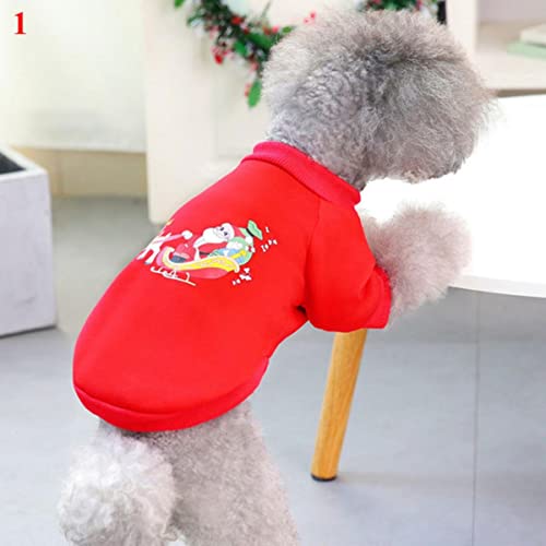 Weihnachten Hundebekleidung Winter Warm Haustier Hund Jacke Mantel Welpen Kleidung Hoodies Für Kleine Mittlere Hunde Welpen Outfit S-2XL Weihnachten Hundebekleidung Winter Warm Haustier Hund Jacke Mantel Welpen Kleidung Hoodies Für Kleine Mittlere Hunde Welpen Outfit S-2XL von KUGRRFRC