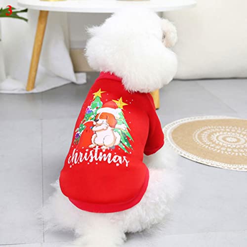 Weihnachten Hundebekleidung Winter Warm Haustier Hund Jacke Mantel Welpen Kleidung Hoodies Für Kleine Mittlere Hunde Welpen Outfit S-2XL Weihnachten Hundebekleidung Winter Warm Haustier Hund Jacke Mantel Welpen Kleidung Hoodies Für Kleine Mittlere Hunde Welpen Outfit S-2XL von KUGRRFRC