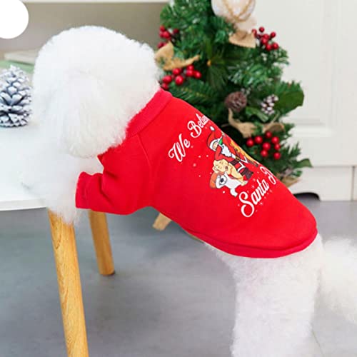 Weihnachten Hundebekleidung Winter Warm Haustier Hund Jacke Mantel Welpen Kleidung Hoodies Für Kleine Mittlere Hunde Welpen Outfit S-2XL Weihnachten Hundebekleidung Winter Warm Haustier Hund Jacke Mantel Welpen Kleidung Hoodies Für Kleine Mittlere Hunde Welpen Outfit S-2XL von KUGRRFRC