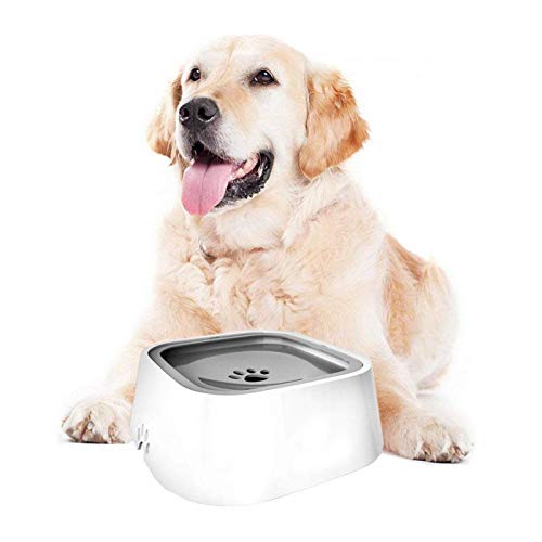 KUIDAMOS Pet Water Bowl - Automatische Anti-Spill-Hundenapffahrzeug mit schwimmender Schüssel Langsamer Zustand für Hunde/Katzen von KUIDAMOS