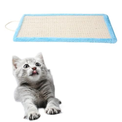 Katzenkratzbrett, Hängendes Katzenkratzbrett für die Tierhandlung (Blau) von KUIDAMOS