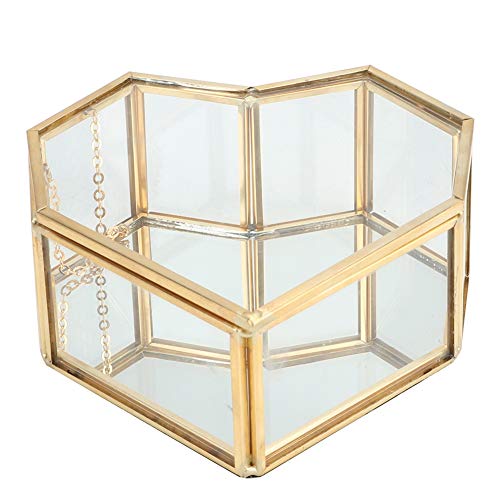 KUIKUI Pflanzgefäß Glas Behälter Geometrische Terrarien DIY Display Box Sukkulenten Farne Miniatur Garten Liebe Behälter Dekoration Schüssel von KUIKUI