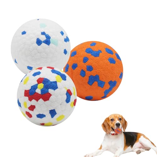 KUIRUNRX® Hundeball, Interaktives Wasserspielzeug, Dauerhaftes Hundespielzeug für Aggressive Kauer, Hunde Ball für Große, Mittelgroße, Kleine Hunde und Welpen von KUIRUNRX
