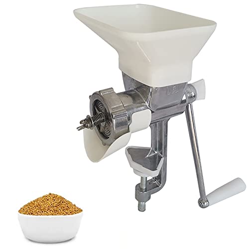 KUMIAO Futtergranulator für kleine Tiere, manuelle Futtermittelhersteller mit 1,5/2/2,5/3/4/5/6 mm Formen – Futterpellet-Maschine ideal für Vögel, Angelköder, Katzen, kleine Hunde von KUMIAO