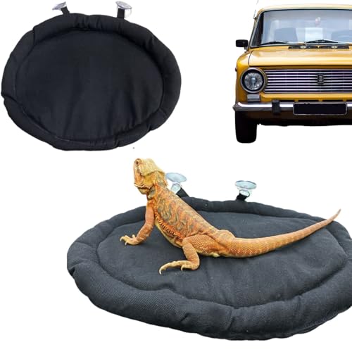 KUNBIUH Bartagamenbett, Matte für Auto, Eidechse, Schlafbett, Adsorbiert auf Glasbehälter, waschbar, für Reisen, Reptilien-Tank, Zubehör, Kleintier-Tragetasche für Eidechse, Leopard, Gecko (schwarz) KUNBIUH Bartagamenbett, Matte für Auto, Eidechse, Schlafbett, Adsorbiert auf Glasbehälter, waschbar, für Reisen, Reptilien-Tank, Zubehör, Kleintier-Tragetasche für Eidechse, Leopard, Gecko (schwarz) von KUNBIUH