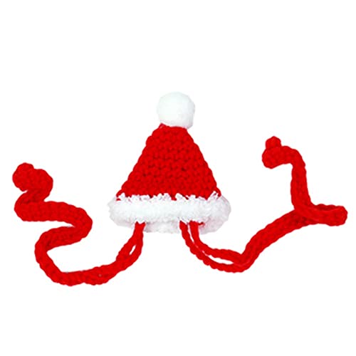 Handgestrickter Pullover, Lätzchen, Schal, Umhang, Halstuch, Schalldämpfer, Cappa, Umhang (Weihnachtsmannmütze, L:30,5 cm -35,6 cm) von KUNWU