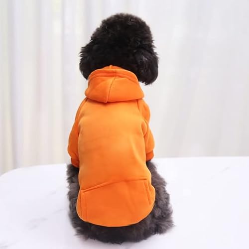 Herbst Winter Mode Hund Hoodies Mit Tasche Kleiner Hund Winterkleidung Welpen Haustier Hund Katze Mantel Jacke Französische Bulldogge Kleidung von KUOCA