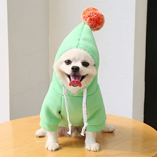 KUOCA Niedliche Obst-Hundekleidung für kleine Hunde Hoodies Warme Fleece-Haustierkleidung Welpen-Katzen-Kostüm-Mantel für französische Chihuahua-Jacken-Anzug von KUOCA