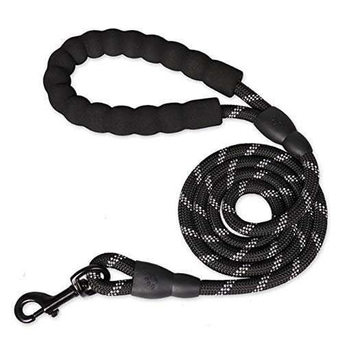 KUOZEN Laufleine Für Hunde Hundeleine Leine für große Hunde Dog Slip Lead Lange Hundeleine Hund führt stark Hundeleine für kleine Hunde Black,12mm-150cm KUOZEN Laufleine Für Hunde Hundeleine Leine für große Hunde Dog Slip Lead Lange Hundeleine Hund führt stark Hundeleine für kleine Hunde Black,12mm-150cm von KUOZEN
