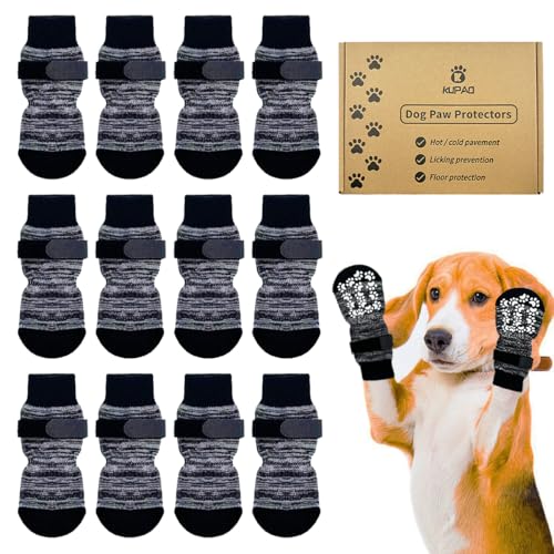 KUPAO Hundesocken, 20 Stück, um das Lecken von Pfoten zu verhindern, rutschfeste Hundeschuhe und Pfotenschutz für Hartholzböden, heiße Gehwege, geeignet für kleine, mittelgroße und große ältere Hunde KUPAO Hundesocken, 20 Stück, um das Lecken von Pfoten zu verhindern, rutschfeste Hundeschuhe und Pfotenschutz für Hartholzböden, heiße Gehwege, geeignet für kleine, mittelgroße und große ältere Hunde von KUPAO