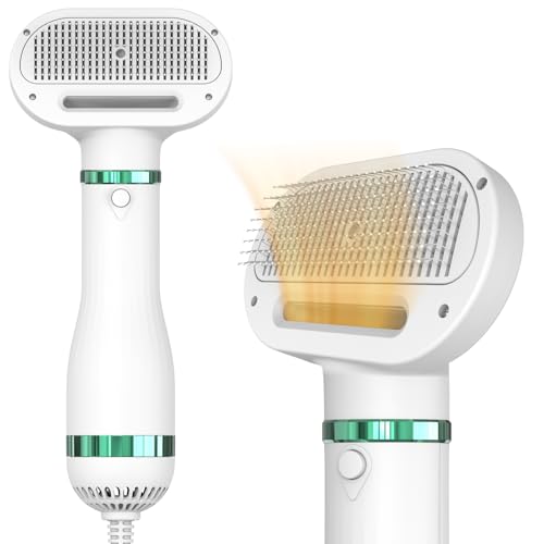 KUUBIA Hundeföhn | 2-in-1 Haartrockner mit Selbstreinigender Bürste | für kleine und mittelgroße Hunde & Katzen | 300W Blower Hundefön | Schmaler Griff, relativ leise, einstellbare Temperatur KUUBIA Hundeföhn | 2-in-1 Haartrockner mit Selbstreinigender Bürste | für kleine und mittelgroße Hunde & Katzen | 300W Blower Hundefön | Schmaler Griff, relativ leise, einstellbare Temperatur von KUUBIA