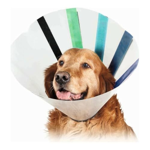 KVP EZ Clear Dog Recovery Collar, Fits 16" to 21" Neck/12 Depth von KVP