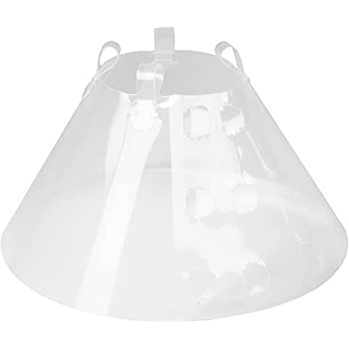 KVP Kong Schnellverschluss Kragen, 26" Transparent Hundekonuswundschutz von KVP