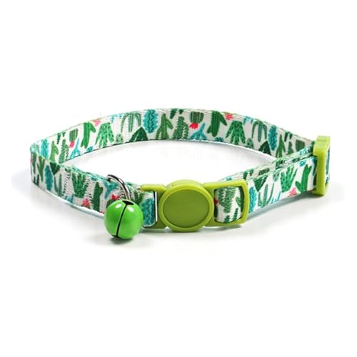 Bunt bedrucktes Halsband für Welpen, verstellbares Halsband, Geschirr, niedliches Muster, Haustierhalsband mit Glöckchen, für Hunde, Haustiere, F0v1 Bunt bedrucktes Halsband für Welpen, verstellbares Halsband, Geschirr, niedliches Muster, Haustierhalsband mit Glöckchen, für Hunde, Haustiere, F0v1 von KWJNH