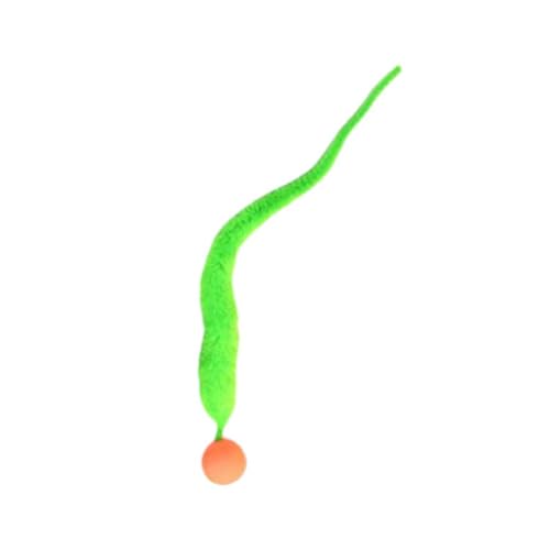Interaktives Spielzeug für Kätzchen, bunt, springender Plüschball mit Spiel-Beißspielzeug, I9B1 Schwanzball Interaktives Spielzeug für Kätzchen, bunt, springender Plüschball mit Spiel-Beißspielzeug, I9B1 Schwanzball von KWJNH