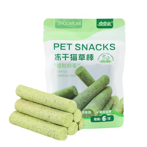 KWJNH 6 x Gras-Beißstäbchen, Kaustäbchen für Katzen, Grasstäbchen für Kuscheln und Katzen, Grasstäbchen miauen KWJNH 6 x Gras-Beißstäbchen, Kaustäbchen für Katzen, Grasstäbchen für Kuscheln und Katzen, Grasstäbchen miauen von KWJNH
