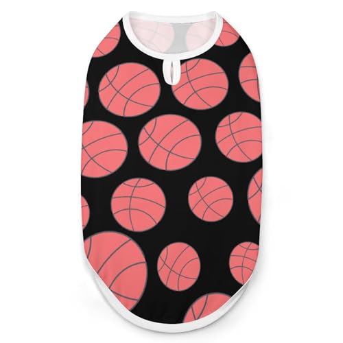 Basketball-Hundeshirt, Katzenkleidung, Sommer, atmungsaktiver Pullover, ärmelloses Tanktop für kleine, mittelgroße und große Haustiere Basketball-Hundeshirt, Katzenkleidung, Sommer, atmungsaktiver Pullover, ärmelloses Tanktop für kleine, mittelgroße und große Haustiere von KWQDOZF