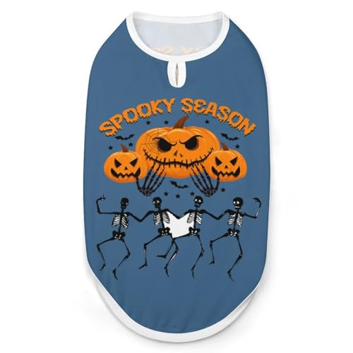 Halloween-Kostüme für Hunde, Größe 2XL, Halloween, kleine Hunde, Katzen, Haustiere, atmungsaktive T-Shirts, Hundekleidung, Welpen-T-Shirt, Weste, weich und leicht, für kleine und große Hunde 2u2bhzg4n Halloween-Kostüme für Hunde, Größe 2XL, Halloween, kleine Hunde, Katzen, Haustiere, atmungsaktive T-Shirts, Hundekleidung, Welpen-T-Shirt, Weste, weich und leicht, für kleine und große Hunde 2u2bhzg4n von KWQDOZF