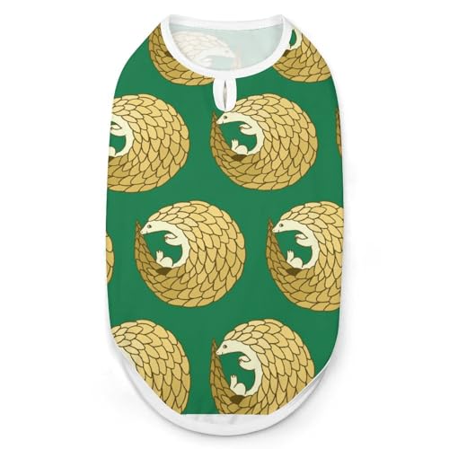 Lustiges Pangolin-Hundehemd, Katzenkleidung, Sommer, atmungsaktiver Pullover, ärmelloses Tanktop für kleine, mittelgroße und große Haustiere Lustiges Pangolin-Hundehemd, Katzenkleidung, Sommer, atmungsaktiver Pullover, ärmelloses Tanktop für kleine, mittelgroße und große Haustiere von KWQDOZF