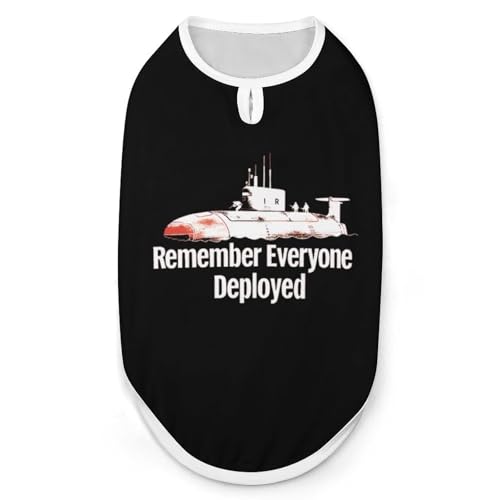 Remember Everyone Deployed Hunde- und Katzenkleidung Sommer-T-Shirt Grafik-Unterhemd Ärmelloses Haustier-Tanktop Remember Everyone Deployed Hunde- und Katzenkleidung Sommer-T-Shirt Grafik-Unterhemd Ärmelloses Haustier-Tanktop von KWQDOZF