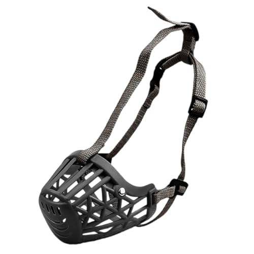 Hundekorb Maulkorb, Hunde-Trainingskorb-Maulkorb, Kunststoff, Mehrfarbig, Größen 1–7(Black,6) von KXAOXGRC