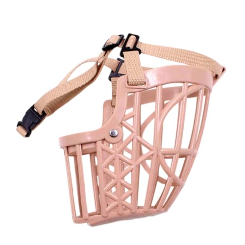 Hundekorb Maulkorb, Hundemaulkorb mit Polsterung und Riemen for mehrere Größen in Rosa(2#) von KXAOXGRC