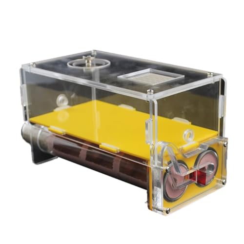 2 Reagenzgläser Ameisennest DIY Ökologische Ameisenfarm Acryl Ameisenhaus Schloss mit Futterbereich Haustier Ameisenhaufen Werkstatt Cience Pädagogisch (Farbe: D) von KXCR