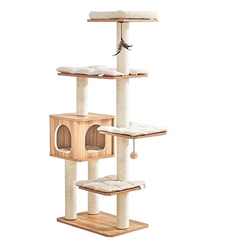 Hoher Kratzbaum, Unterhaltungsspielplatzmöbel für Katzen Hoher Kratzbaum, Unterhaltungsspielplatzmöbel für Katzen von KXQYIKYI