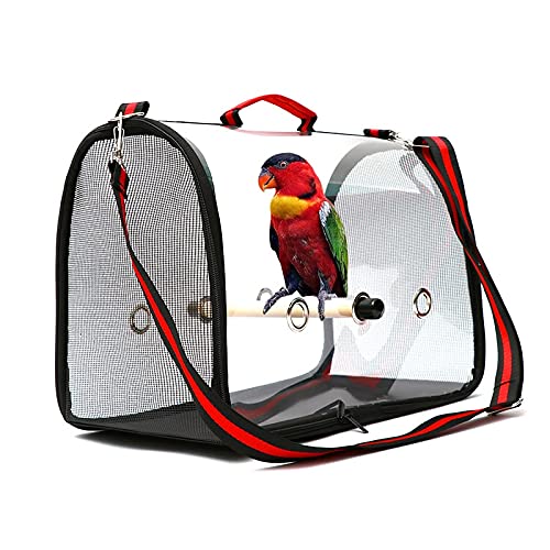 Vogelkäfig/Vogelkäfige, praktische Reisetasche, tragbar, transparent, leicht, Reise-Vogelkäfig-Abdeckungen für Outdoor-Reisen, Vogelkäfig, Papageien, Voliere, 1 Vogelkäfig/Vogelkäfige, praktische Reisetasche, tragbar, transparent, leicht, Reise-Vogelkäfig-Abdeckungen für Outdoor-Reisen, Vogelkäfig, Papageien, Voliere, 1 von KXQYIKYI