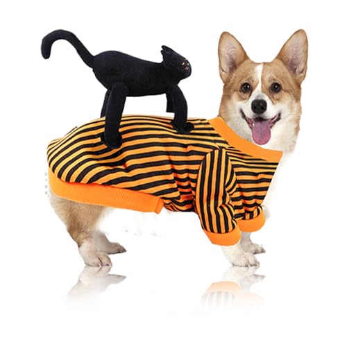 Halloween-Kostüm für kleine Hunde, Halloween-Kostüm für kleine und mittelgroße Hunde, Katzen, Größe L von KXWDKJ