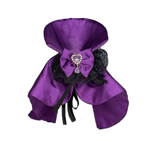 Hundekostüm, Halloween-Haustierkostüm, Umhang für kleine, mittelgroße Hunde und Katzen (lila, XL) von KXWDKJ