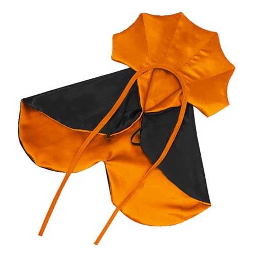 Hundekostüme für Halloween, Halloween, Haustierkostüm, Umhang für Bichon, Teddy, Chihuahua, Malteser, kleine Hunde, Katzen (Orange) von KXWDKJ