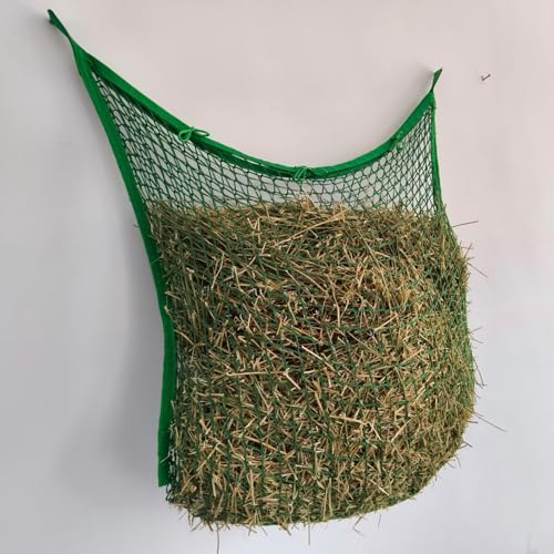 KXWDKJ Heunetz, Futterbeutel für Pferde und Ziegen, langsamere Fütterung (Grün, 228,6 x 304,8 cm) von KXWDKJ