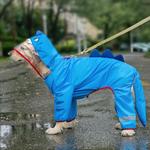 Regenjacke für Hunde, große Hunde, wasserdicht, für mittelgroße und große Hunde wie Golden Retriever, Labrador, Dobermann und Schäferhund, Blau, Größe 8XL Regenjacke für Hunde, große Hunde, wasserdicht, für mittelgroße und große Hunde wie Golden Retriever, Labrador, Dobermann und Schäferhund, Blau, Größe 8XL von KXWDKJ