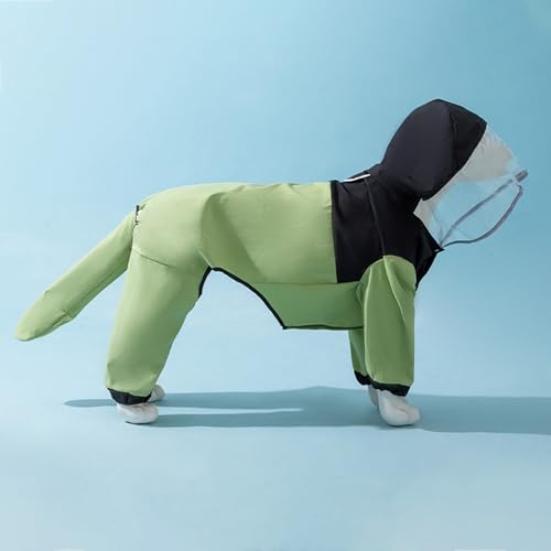 Regenjacke für Hunde, große Hunde, wasserdicht, für mittelgroße und große Hunde wie Golden Retriever, Labrador, Dobermann und Schäferhund, Grün, Größe 5XL Regenjacke für Hunde, große Hunde, wasserdicht, für mittelgroße und große Hunde wie Golden Retriever, Labrador, Dobermann und Schäferhund, Grün, Größe 5XL von KXWDKJ