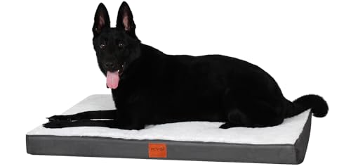KYG Orthopädisches Hundebett Grosse Hunde Hundekissen Waschbar Hundematte für große, mittelgroße Hunde Flauschig Hundematratze, XL, 105x70x8cm KYG Orthopädisches Hundebett Grosse Hunde Hundekissen Waschbar Hundematte für große, mittelgroße Hunde Flauschig Hundematratze, XL, 105x70x8cm von KYG