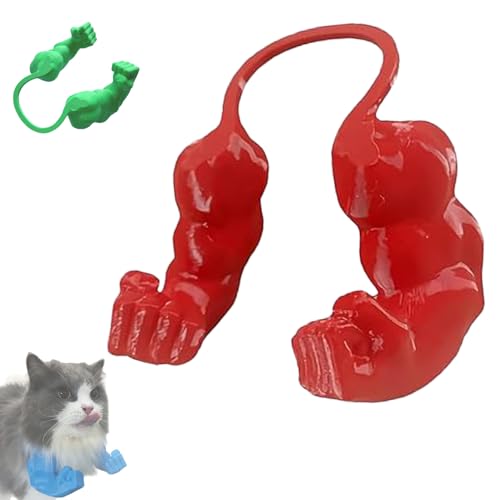 KYGVHOHI Cat Arms, 3D-Gedruckte Muskelarme für Katzen, KostüMaccessoire für Halloween, Aus Weichem Kunststoff, Einfach An-/Abzulegen, Kreatives Tool für Lustige Fotos von KYGVHOHI
