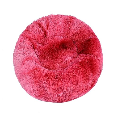 Beruhigendes Hunde- und Katzenbett, flauschiges Plüsch, Donut-Haustierbett für kleine Hunde, Katzen, weich, Welpen, Kätzchen, Kuschelbett, rund, waschbar, 100 cm, Stil 17 Beruhigendes Hunde- und Katzenbett, flauschiges Plüsch, Donut-Haustierbett für kleine Hunde, Katzen, weich, Welpen, Kätzchen, Kuschelbett, rund, waschbar, 100 cm, Stil 17 von KYMMPL