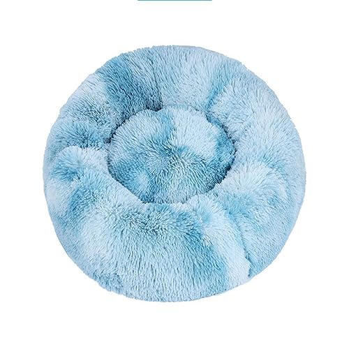 Beruhigendes Hunde- und Katzenbett, flauschiges Plüsch, Donut-Haustierbett für kleine Hunde, Katzen, weich, Welpen, Kätzchen, Kuschelbett, rund, waschbar, 120 cm, Stil 11 Beruhigendes Hunde- und Katzenbett, flauschiges Plüsch, Donut-Haustierbett für kleine Hunde, Katzen, weich, Welpen, Kätzchen, Kuschelbett, rund, waschbar, 120 cm, Stil 11 von KYMMPL